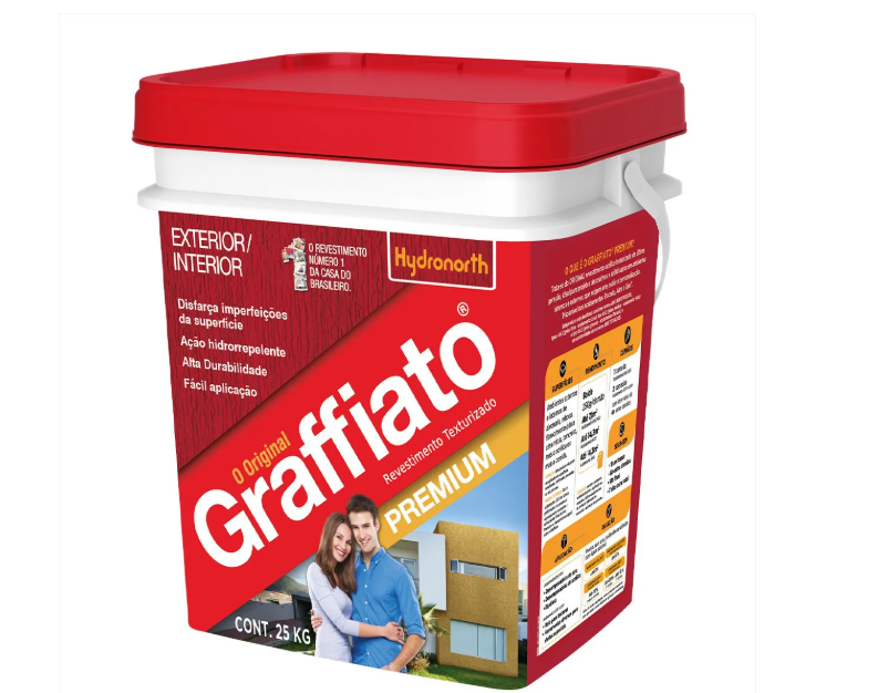 Imagem 1 de Textura grafiato grão fino