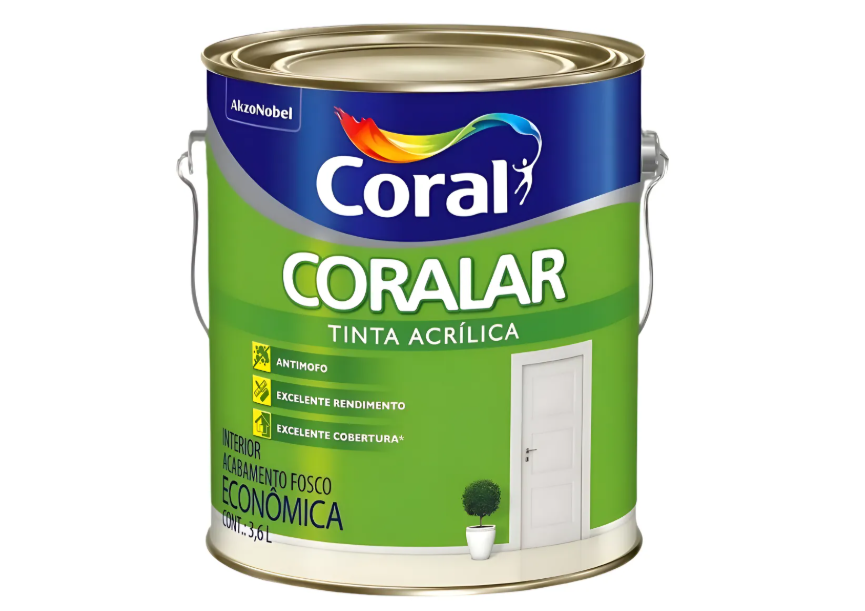 Tinta acrílica galão 3,6 litros imagem 1