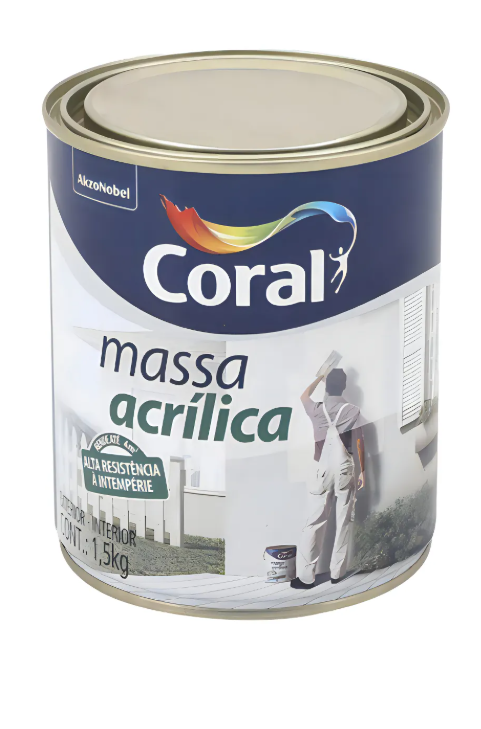 Imagem 1 de Massa acrílica (parede externa/interna)