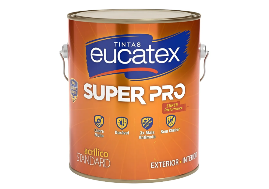 Imagem 1 de Tinta acrílica semi-brilho