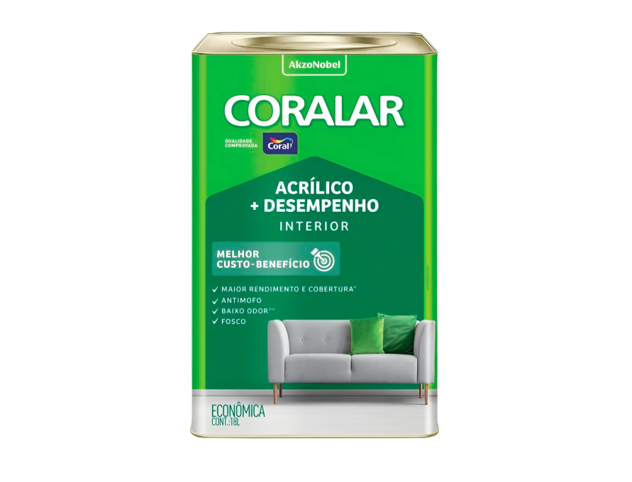 Tinta acrílica com alto rendimento imagem 1