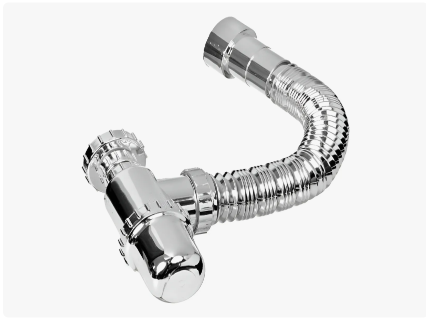 Imagem 1 de Sifão cromado flexível