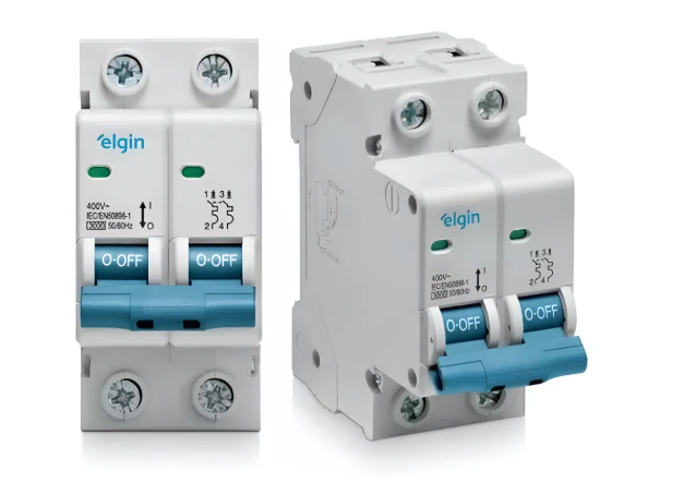 Disjuntor din bipolar 40a (curva c) imagem 1