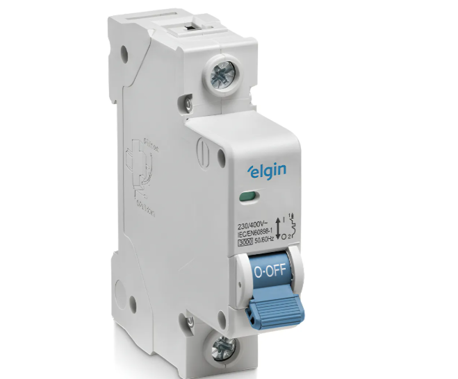 Disjuntor din unipolar 20a (curva c) imagem 1