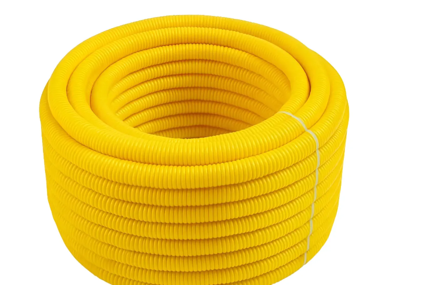 Eletroduto corrugado amarelo 3/4" imagem 1
