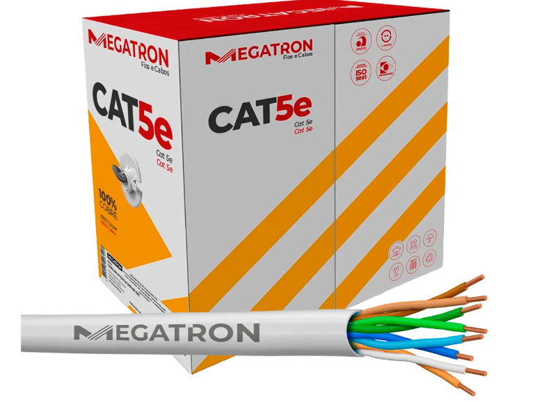 Cabo rede utp cat 5e 305m cx imagem 1