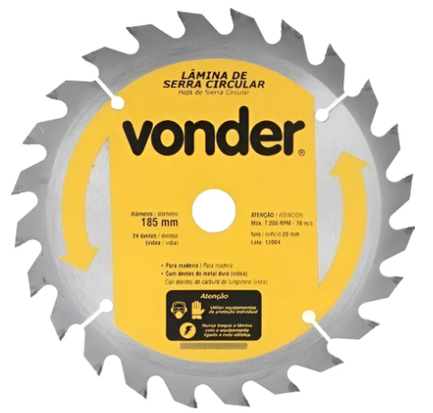 Imagem 1 de Disco de serra para madeira (40 dentes - widia)