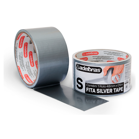 Fita silver tape / duct tape imagem 1
