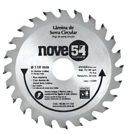 Imagem 1 de Disco de serra para madeira (18 dentes)