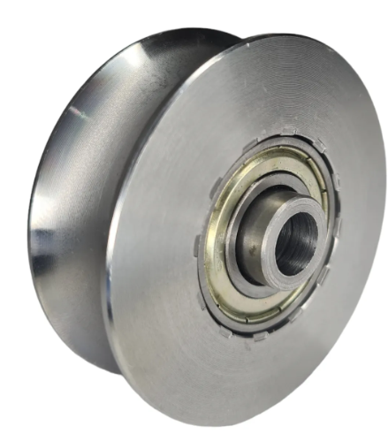 Imagem 1 de Roldana e guia para portão de correr