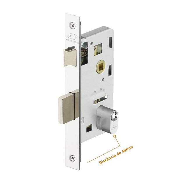 Fechadura de embutir (externa cilindro) imagem 1